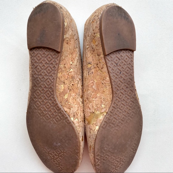 Tory Burch Reva Cork Ballet Flat - 8.5 - Picture 2 of 6